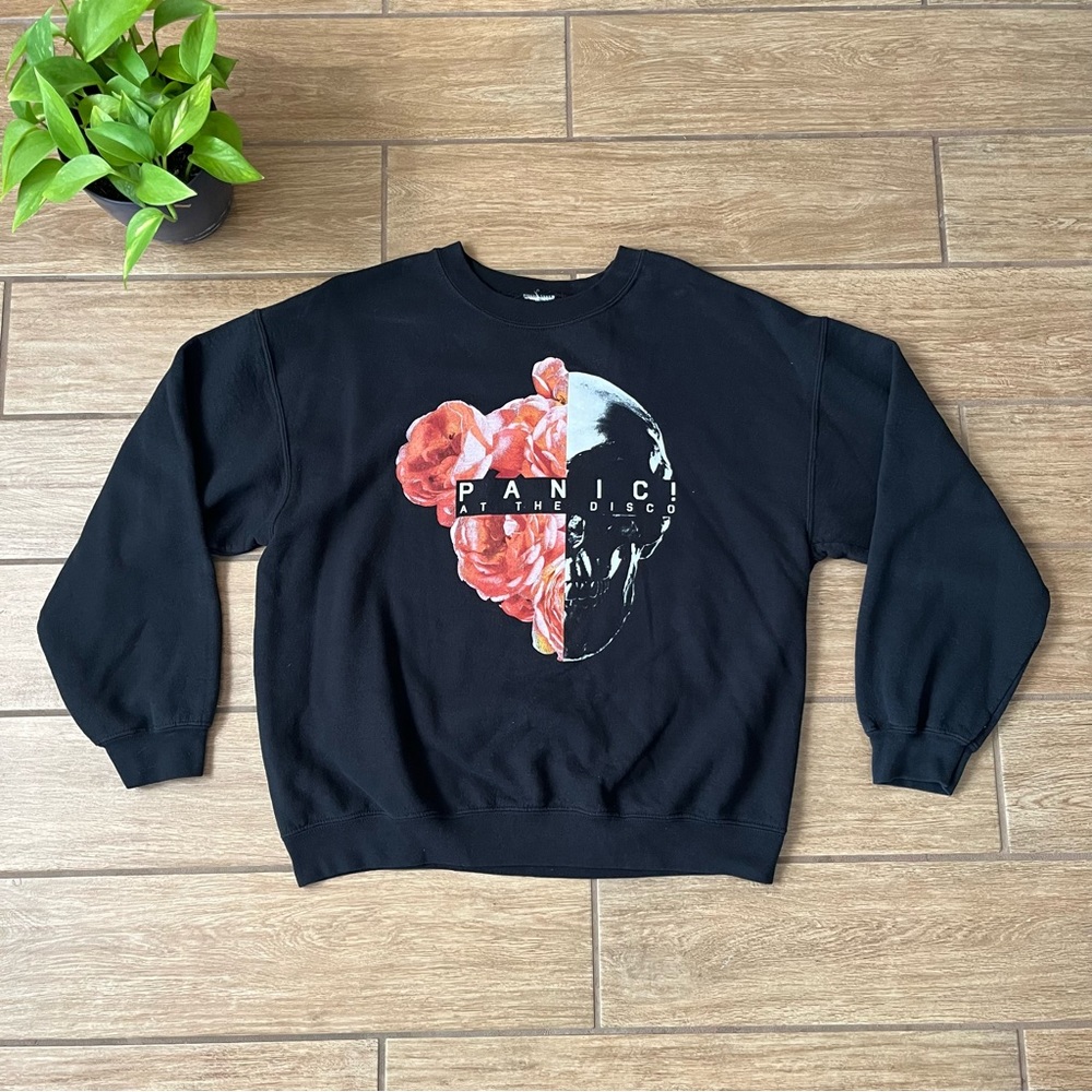 Manhead Panic at the Disco Concert Tour Crew Neck size L